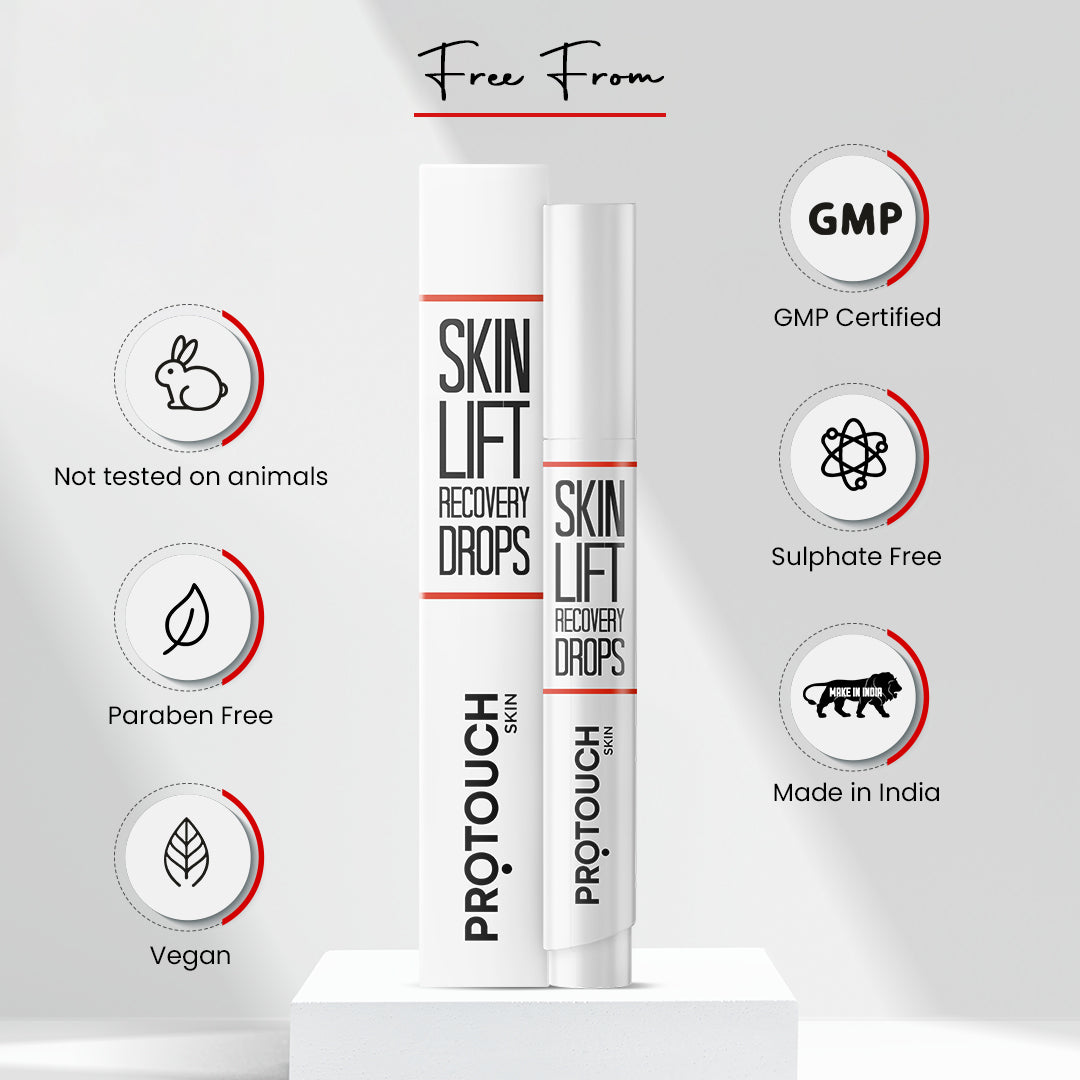PROTOUCH Skin Lift Combo | Skin lift Device New and Improved & Recovery Drops Serum | Anti ageing, Bright & Firm Younger Looking Skin