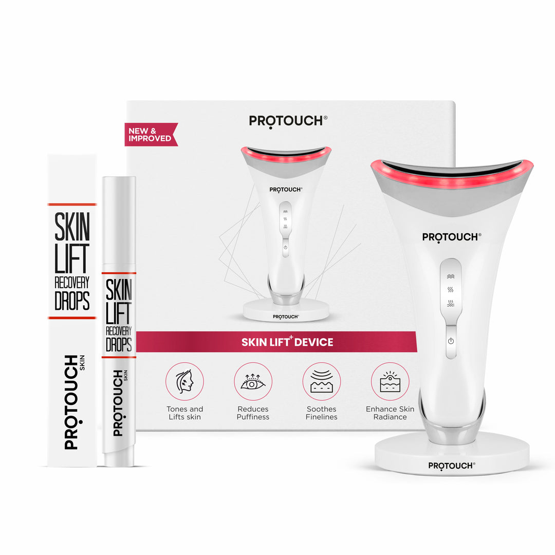 PROTOUCH Skin Lift Combo | Skin lift Device New and Improved & Recovery Drops Serum | Anti ageing, Bright & Firm Younger Looking Skin